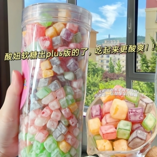 酸妞二代酸妞糖大颗软糖酸的糖酸到你活该糖世界上酸的糖旗舰店