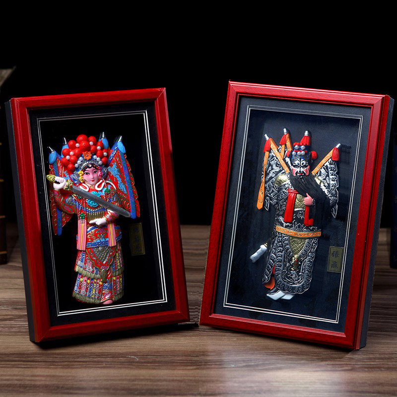 中国特色礼物送老外北京特色工艺品京剧脸谱摆件商务外事出国礼品