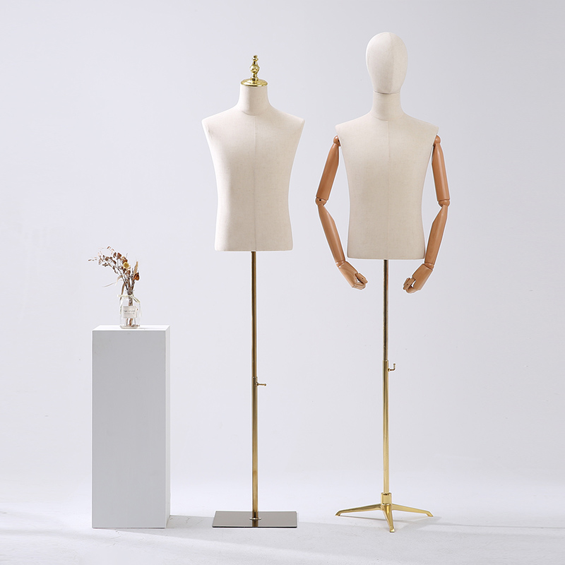 男模特道具展示架全身服装店橱窗西装半身人台假人模特展示架子