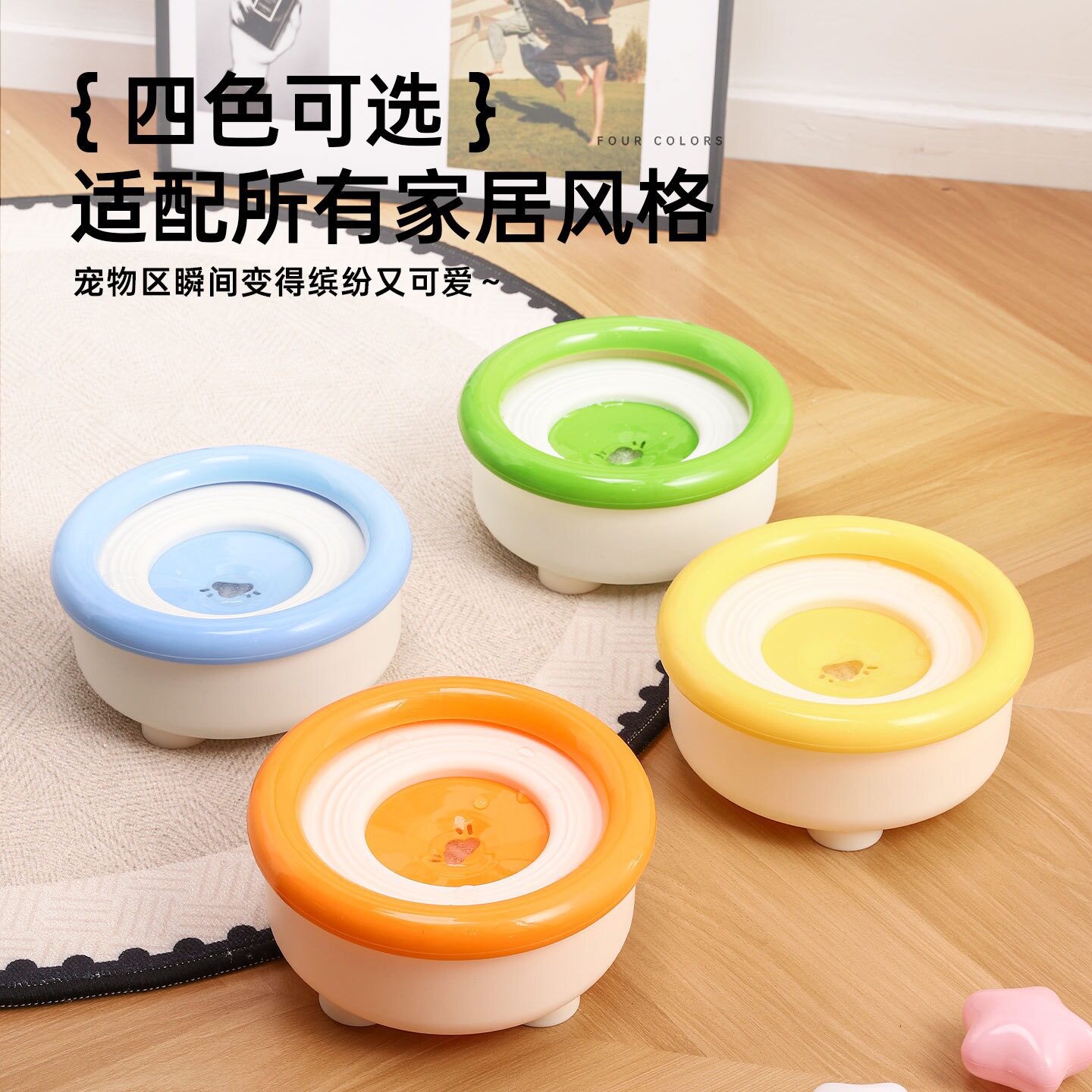 宠物饮水器狗狗碗喝水不
