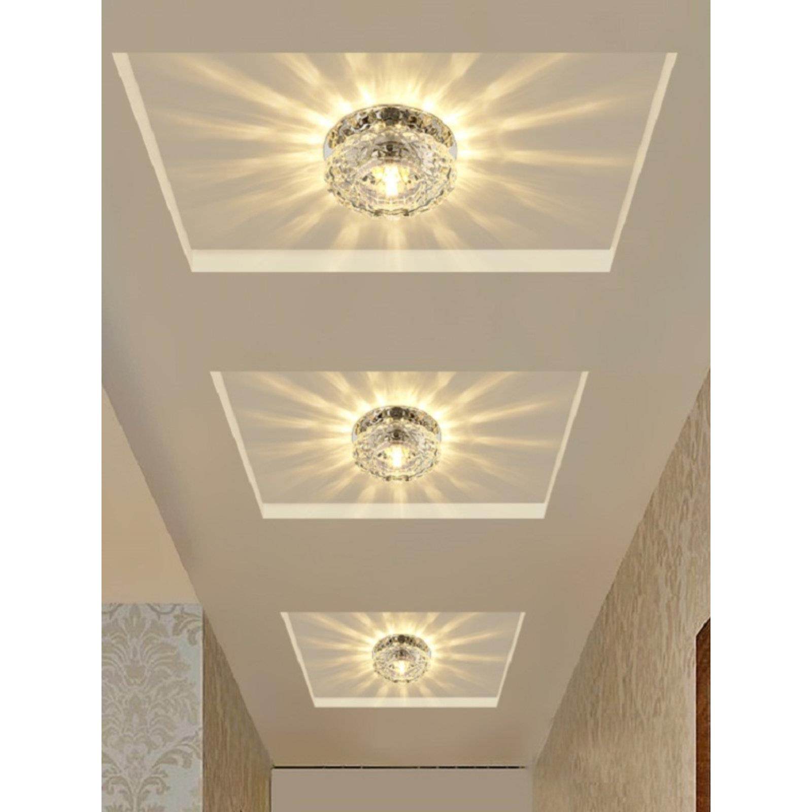 现代水晶通道灯Led聚光灯客厅天花板嵌入式走廊灯天花板灯调光眼,家装灯饰光源,嵌入式射灯,淘宝优惠券,粉丝福利购,淘宝优惠卷