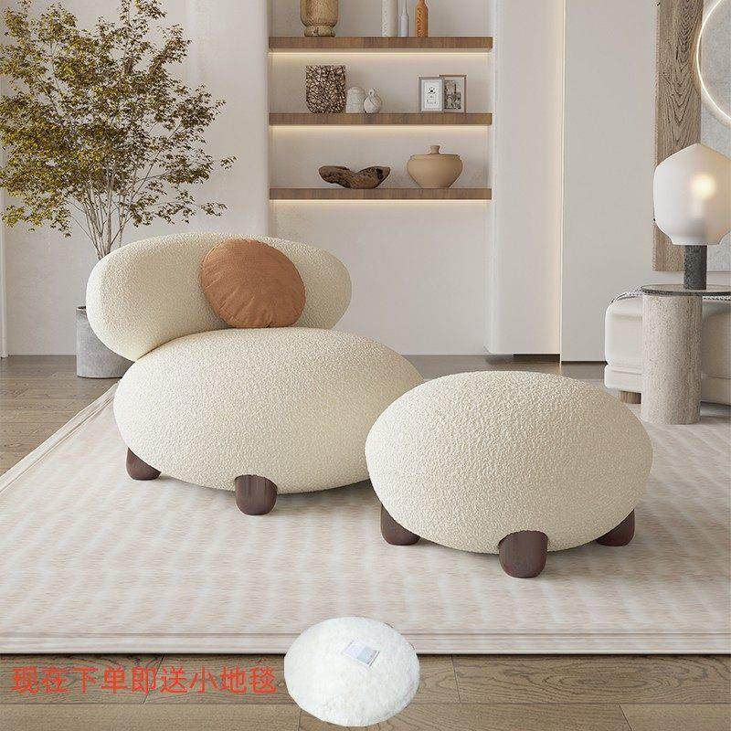 网红懒人沙发单人设计师新款客厅休闲家用卧室单人沙发椅可躺可睡,住宅家具,沙发椅,淘宝优惠券,粉丝福利购,淘宝优惠卷