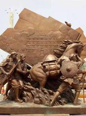 雕塑定制玻璃钢雕塑大型景观雕塑铸铜人物雕塑定制名人孔子雕塑