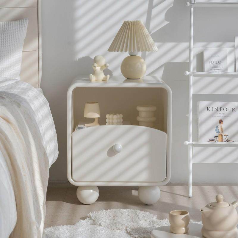 livingplus北欧简约现代床头柜小户型卧室收纳柜床边柜小型收纳柜,住宅家具,床头柜,淘宝优惠券,粉丝福利购,淘宝优惠卷