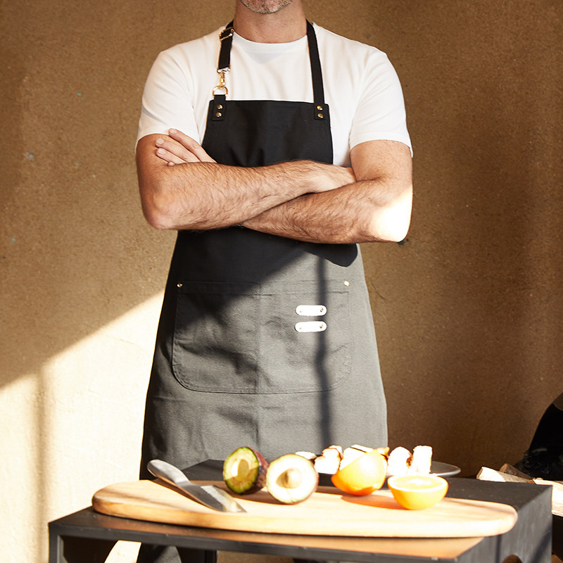围裙厨房做饭男士餐厅奶茶店服务员防水帆布工作服女定制LOGO印字,家庭/个人清洁工具,围裙,淘宝优惠券,粉丝福利购,淘宝优惠卷