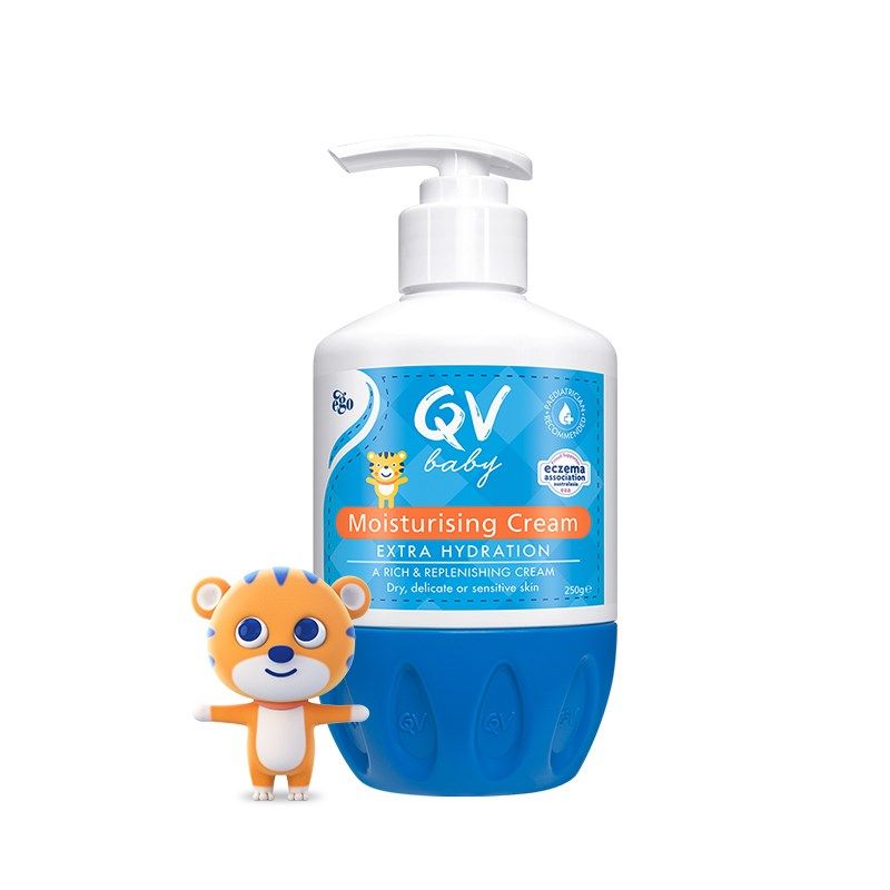 【老爸抽检】Ego QV婴儿倍润霜润肤乳补水保湿身体乳小老虎250g,婴童洗护,润肤乳,淘宝优惠券,粉丝福利购,淘宝优惠卷