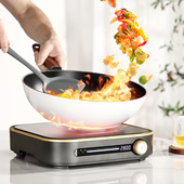 2800W黑晶炉电磁炉三环台式 家用不挑锅大功率红外光波炉