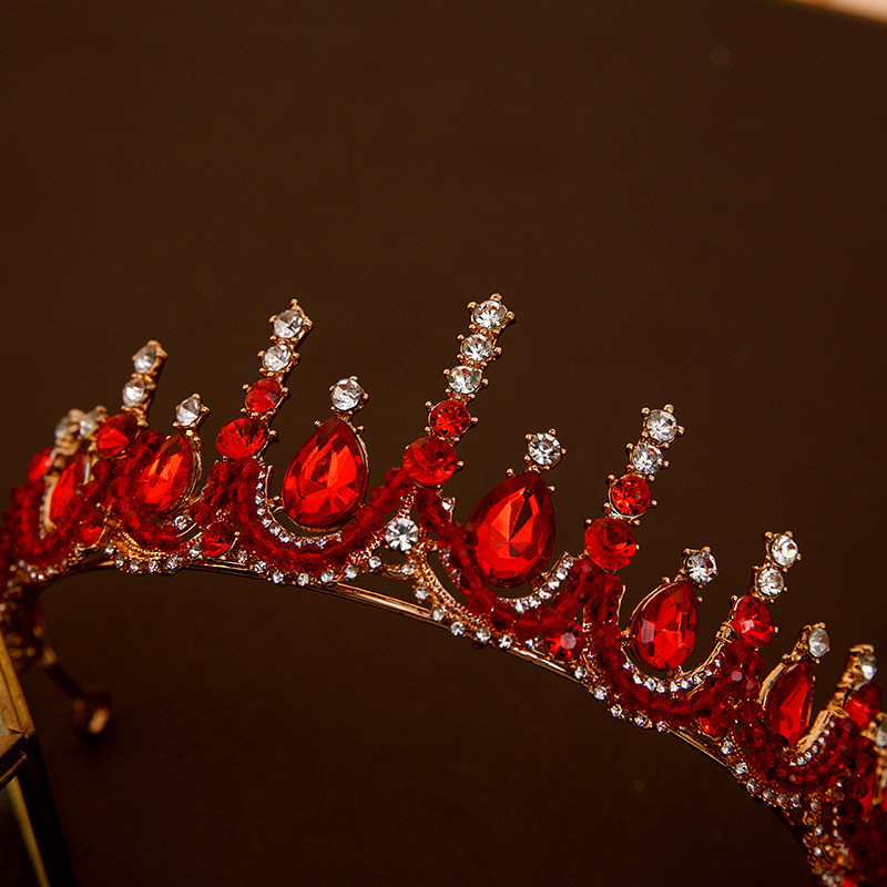 女童红色皇冠公主水晶王冠儿童生日礼物头饰女孩生日礼物走秀发饰,童装/婴儿装/亲子装,发饰,淘宝优惠券,粉丝福利购,淘宝优惠卷