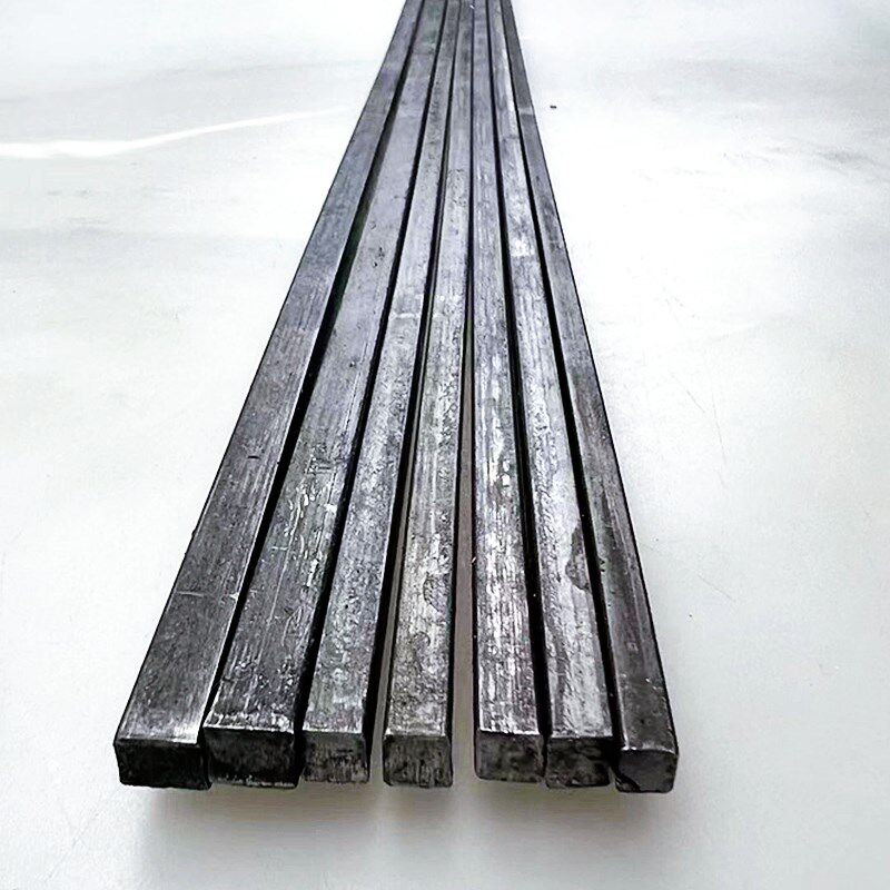 1米平键条45钢平键A3条形钢平键销四方键棒方形平键D5D6D8D10-50