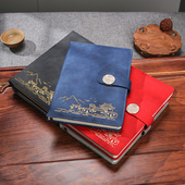 中国风国潮高档商务笔记本礼盒套装 加厚复古A5记事本公司工作会议