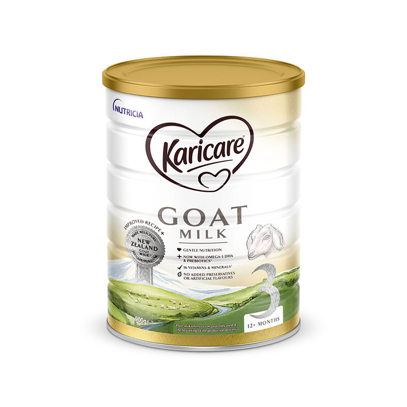 新西兰进口Karicare可瑞康婴幼儿山羊奶粉3段900g/罐（12月以上）