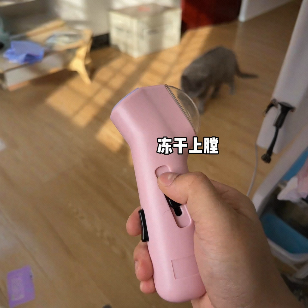 猫玩具枪弹射逗猫器冻干粒发射器宠物零食投食器猫咪训练互动喂食