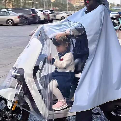 雨衣电动车女款长款全身防暴雨披