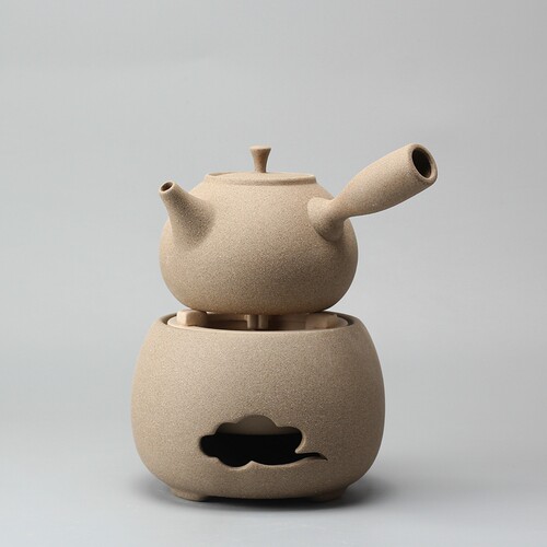 纯手工粗陶煮茶炉酒精炉风炉小火炉 功夫茶具 家用W户外烧水炉套