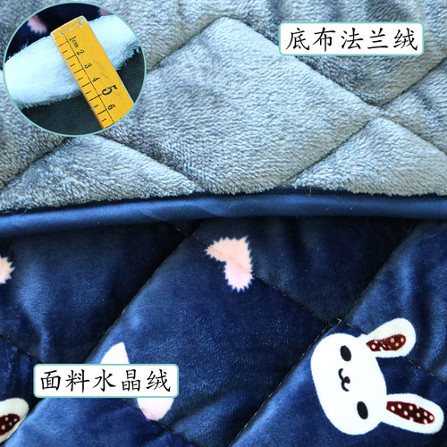 烤火被子加厚正方形罩p套加绒加厚水晶绒罩家用电炉罩烤火罩长方