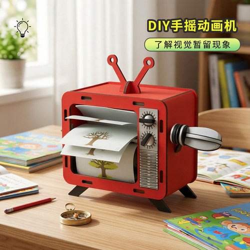 小学生手摇动画机视觉停留套装