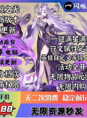 闪烁之光后台gm西王母sp天照包更新秒发无二次收费只限安卓