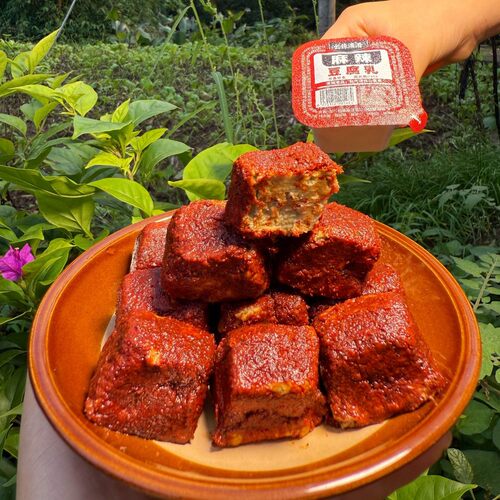 幺妹清清（6个装）豆腐乳独立包装农家手工制作开胃香辣麻辣霉豆