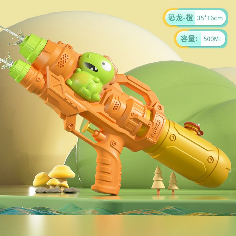 儿童水枪玩具喷水鸭子滋水枪打水仗神器抽拉式新款大容量独角兽