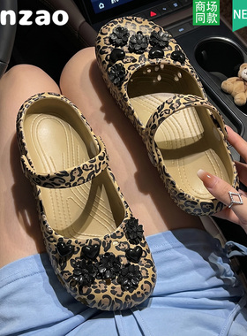 芭蕾鞋Crocs洞洞鞋玫瑰鞋扣配饰