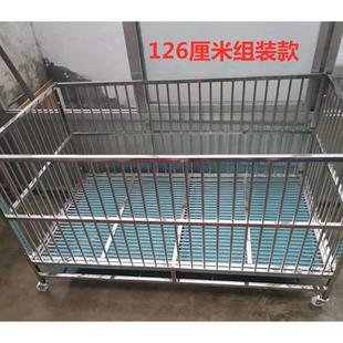 不锈钢可折叠狗笼子狗狗展示笼展台宠物狗跑床产床中大型犬小型犬