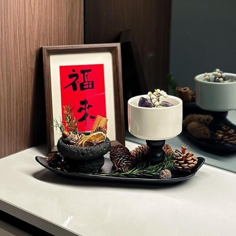 治愈系水晶摆件装饰无火