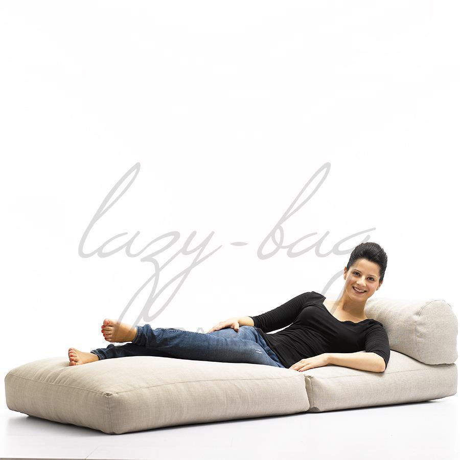 叠欧可折多功能沙发灰色豆袋懒人沙发小MEQ户型室懒人沙式发卧躺