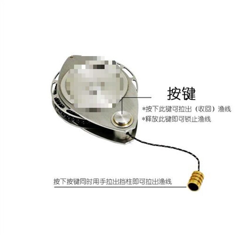 路亚伸缩活鱼扣3/4不锈钢