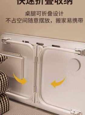 可折叠电脑桌板宿舍学生铺寝室书桌学习床上上下放小桌子的书桌