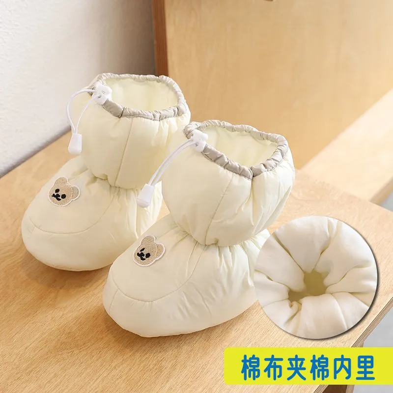 婴儿鞋冬季加厚夹棉保暖棉鞋软底