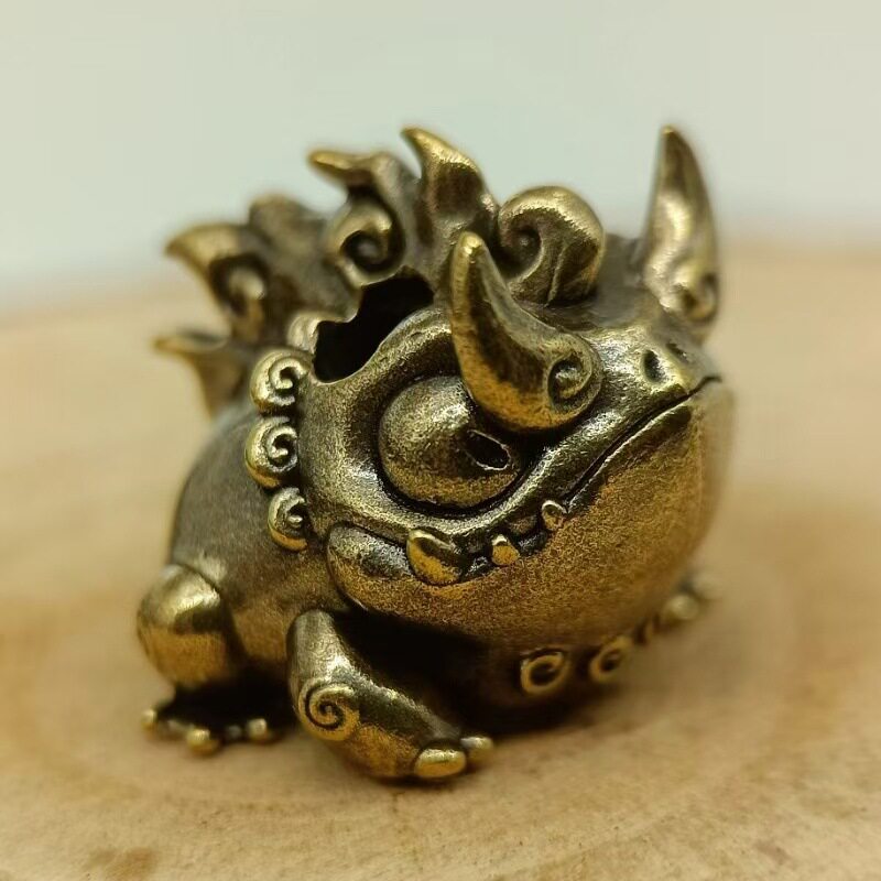 黄铜刀坠EDC解压玩具伞兵绳