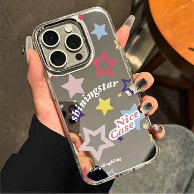 胜壳新款超火可爱卡通手机壳镜面