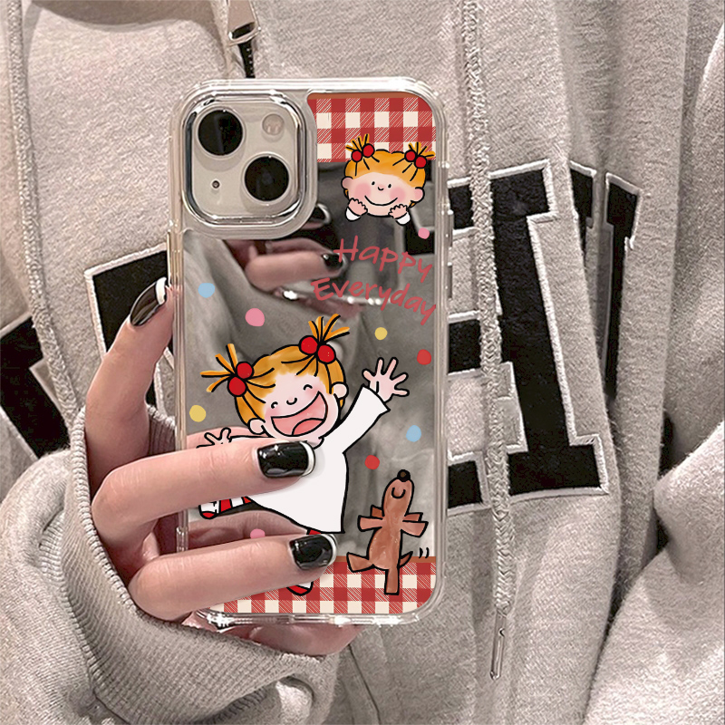 胜壳苹果手机壳镜面卡通coco酱