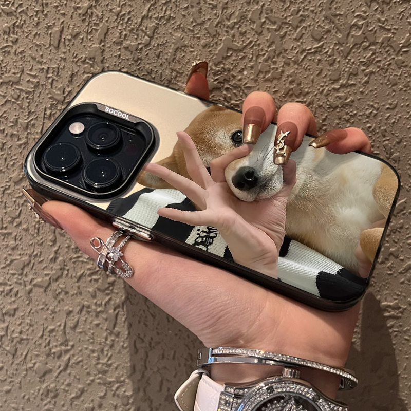 胜壳苹果手机壳磨砂搞怪猫狗可爱