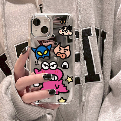 胜壳可爱卡通手机壳镜面网红女潮