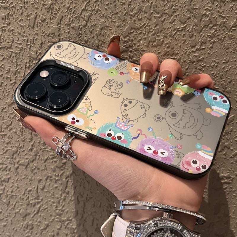 ins可爱卡通iPhone17毛球怪兽16手机壳15适用/12/13/14Promax苹果7磨砂8plus保护套彩色煤球x少女潮xr高级感,3C数码配件,手机保护套/壳,淘宝优惠券,粉丝福利购,淘宝优惠卷