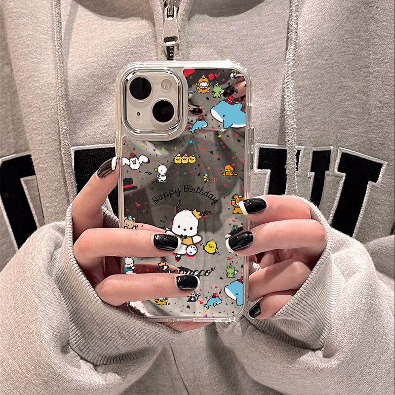 胜壳苹果手机壳镜面可爱帕恰狗潮