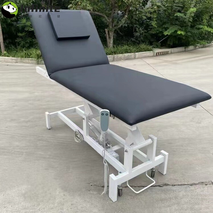厂家直销一件折叠电动升降推拿美容床按摩床整脊床纹绣床