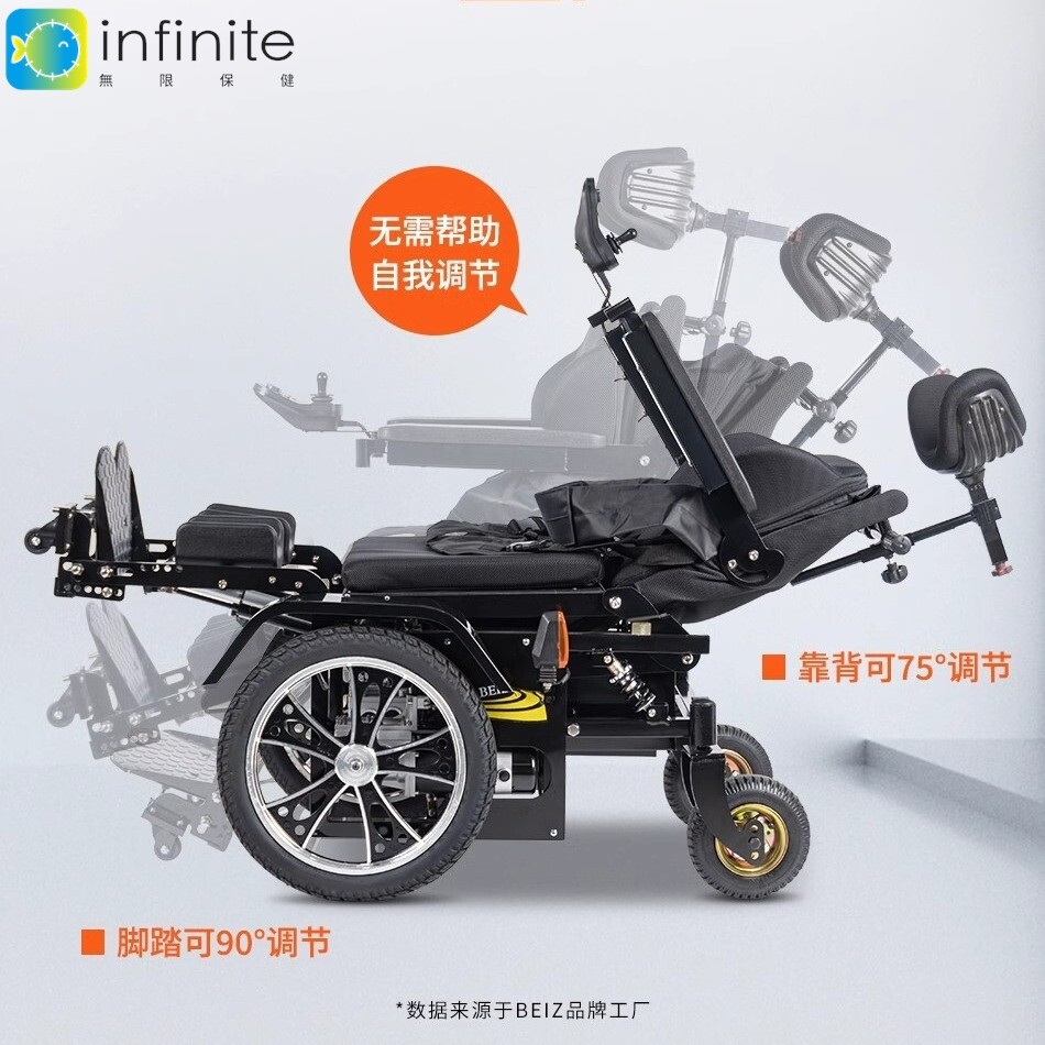 贝珍站立式电动轮椅智能全自动遥控康复训练偏瘫残疾人辅助代步车