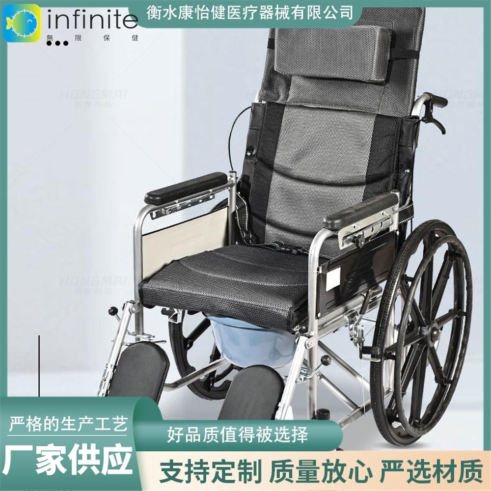 轮椅老年人可折叠清仓带坐便器带餐桌岁手推车轻便残疾车