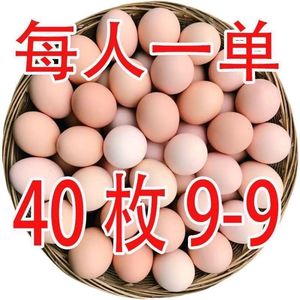 正宗土鸡蛋散养农村柴鸡蛋40枚现捡现发营养笨鸡蛋新鲜农家一整箱