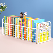儿童书架收纳桌面小书架阅读绘本架家用图书馆简易一体桌上置物架