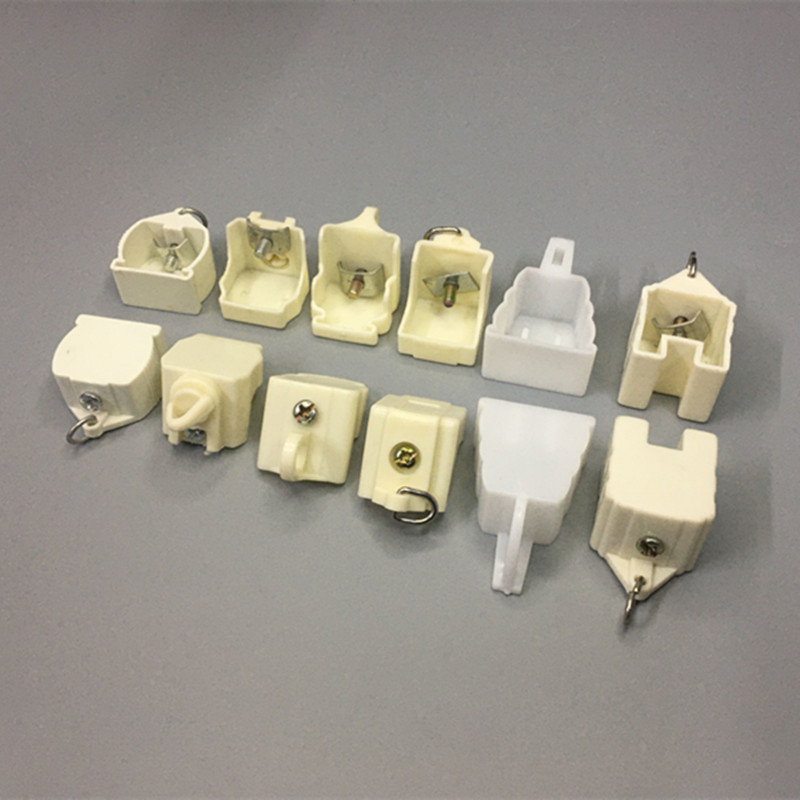 窗帘轨道封口直轨堵头导轨套头方轨堵口老式滑轨窗配辅料头包邮