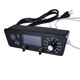 源头工厂 户外颗粒烤炉温度控制器液晶屏双肉探针120V60HZ