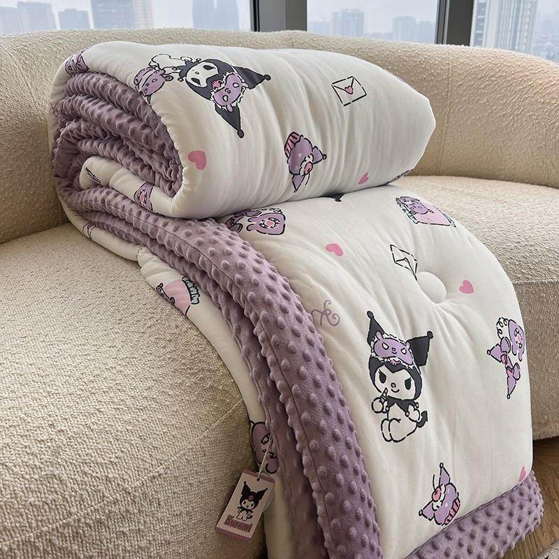 可爱库洛米豆豆被儿童床被子婴儿空调被盖毯小孩棉被化纤被春秋被,床上用品,化纤被,淘宝优惠券,粉丝福利购,淘宝优惠卷