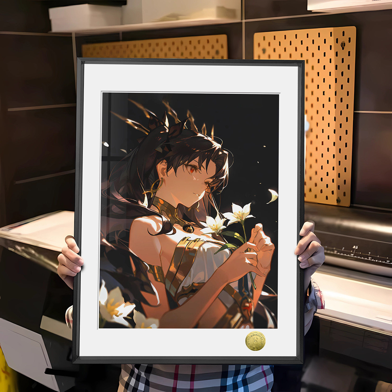 皇呱《女神与百合》 FGO金星版画