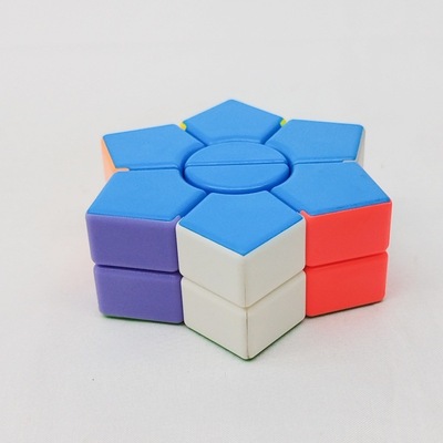 XCube二层六角星魔方二阶八色魔