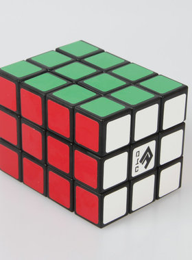 【铭浩之 334 黑色魔方】C4U 3X3X4 多层全功能 三三四黑底魔方