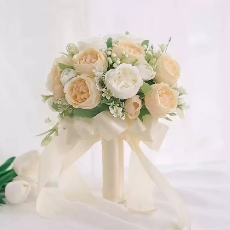 仿真花婚礼手捧花装饰结婚花束