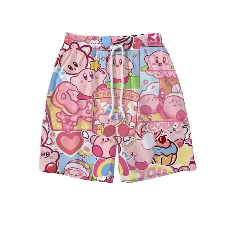 儿童海绵宝宝派大星短裤同款男孩男童夏季沙滩裤女童薄款大童裤子